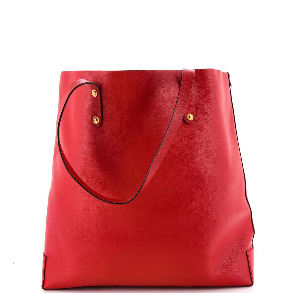 Burberry Crest Shopping Tote Leather #255022B61B - Picture 3 of 7